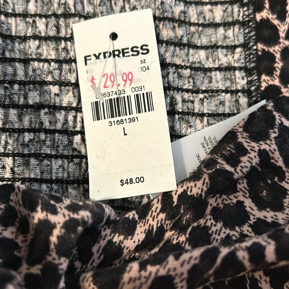 NWT Express Tie Bandeau Top - Picture 4 of 6